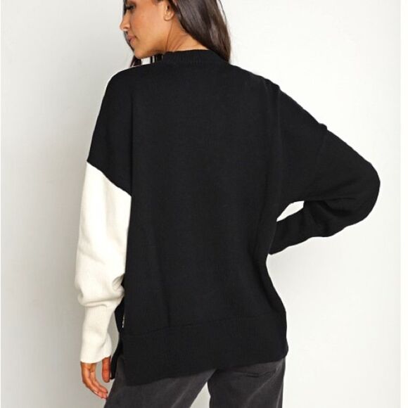 Pistola Darya Oversized Crewneck Yin Yang Sweater Size Large - Picture 3 of 9